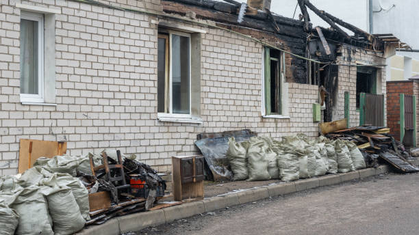 Professional Fire Damage Assessment technician working in New Market, MD